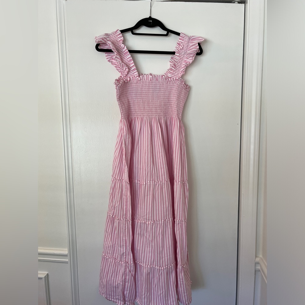 Hill House Ellie Nap Dress Pink Stripe